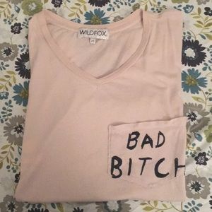 😈 WILDFOX BAD BITCH T SHIRT 😈 size XS